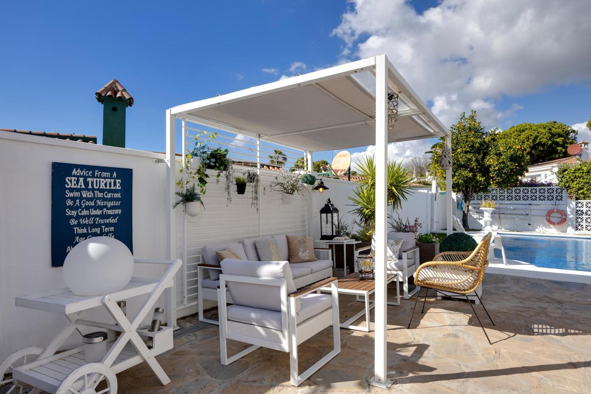 Villa Casacara Marbella Beachside Costabella -Spain Dış mekan fotoğraf